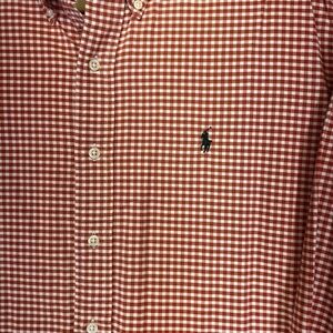 Polo by Ralph Lauren Men's Red Checkered Shirt